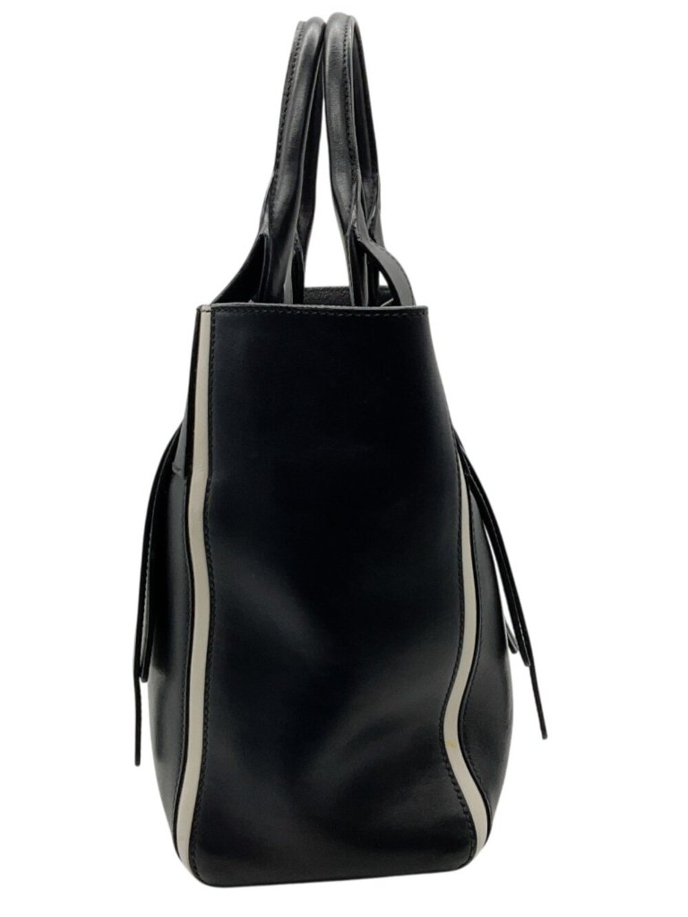 Prada Black Leather Ouverture Grace Lux Medium Tote Bag - Picture 2 of 11